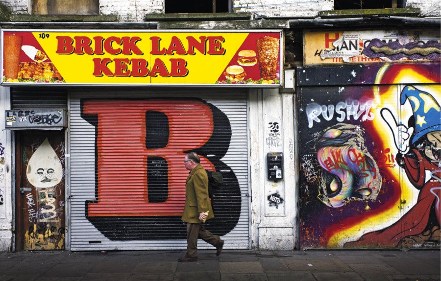 Brick Lane Kebab shop