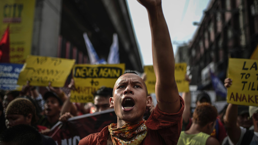 Protest in Philippines