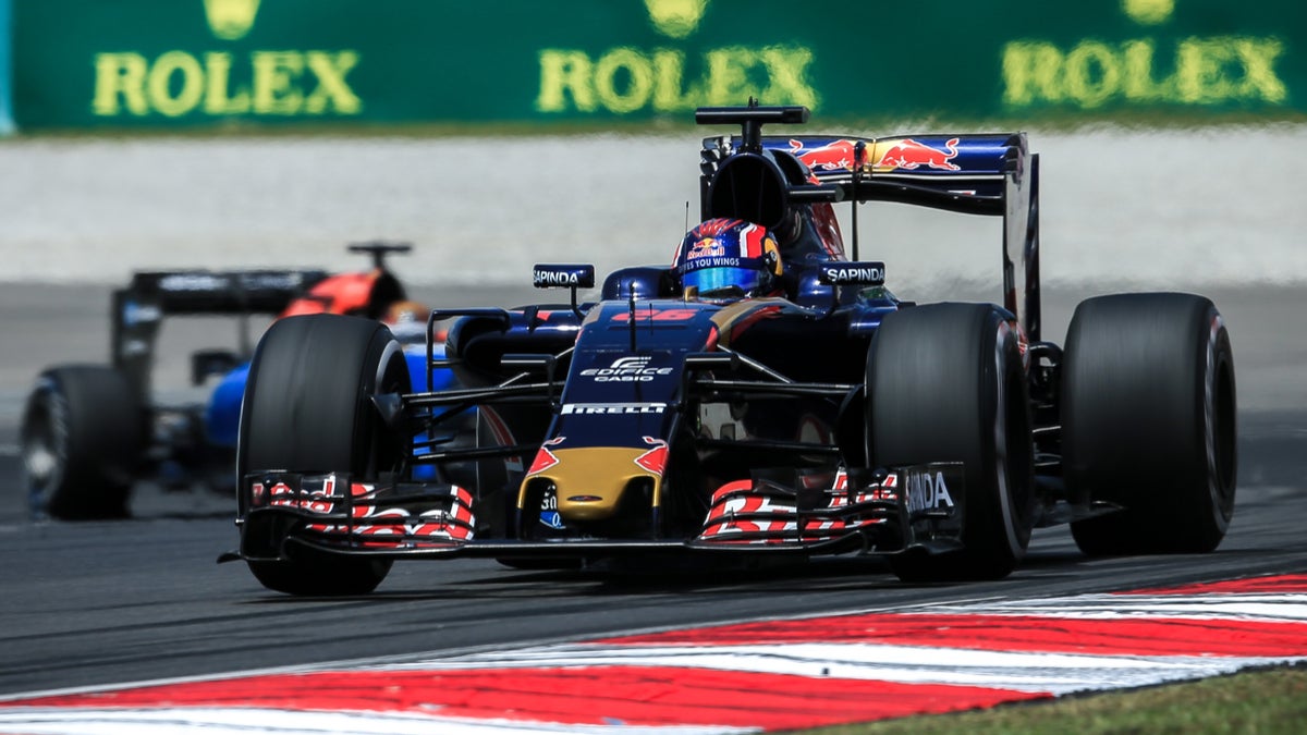 Rolex advertising at formula 1