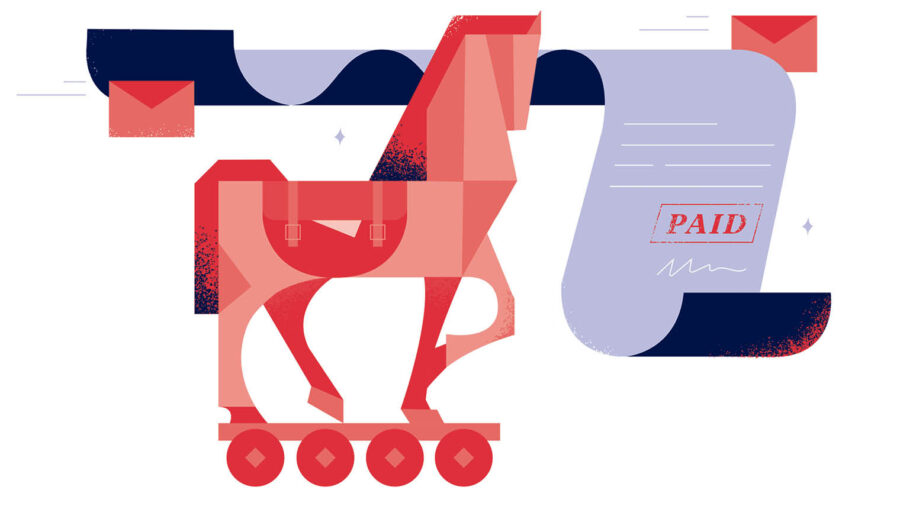 Invoice email trojan horse