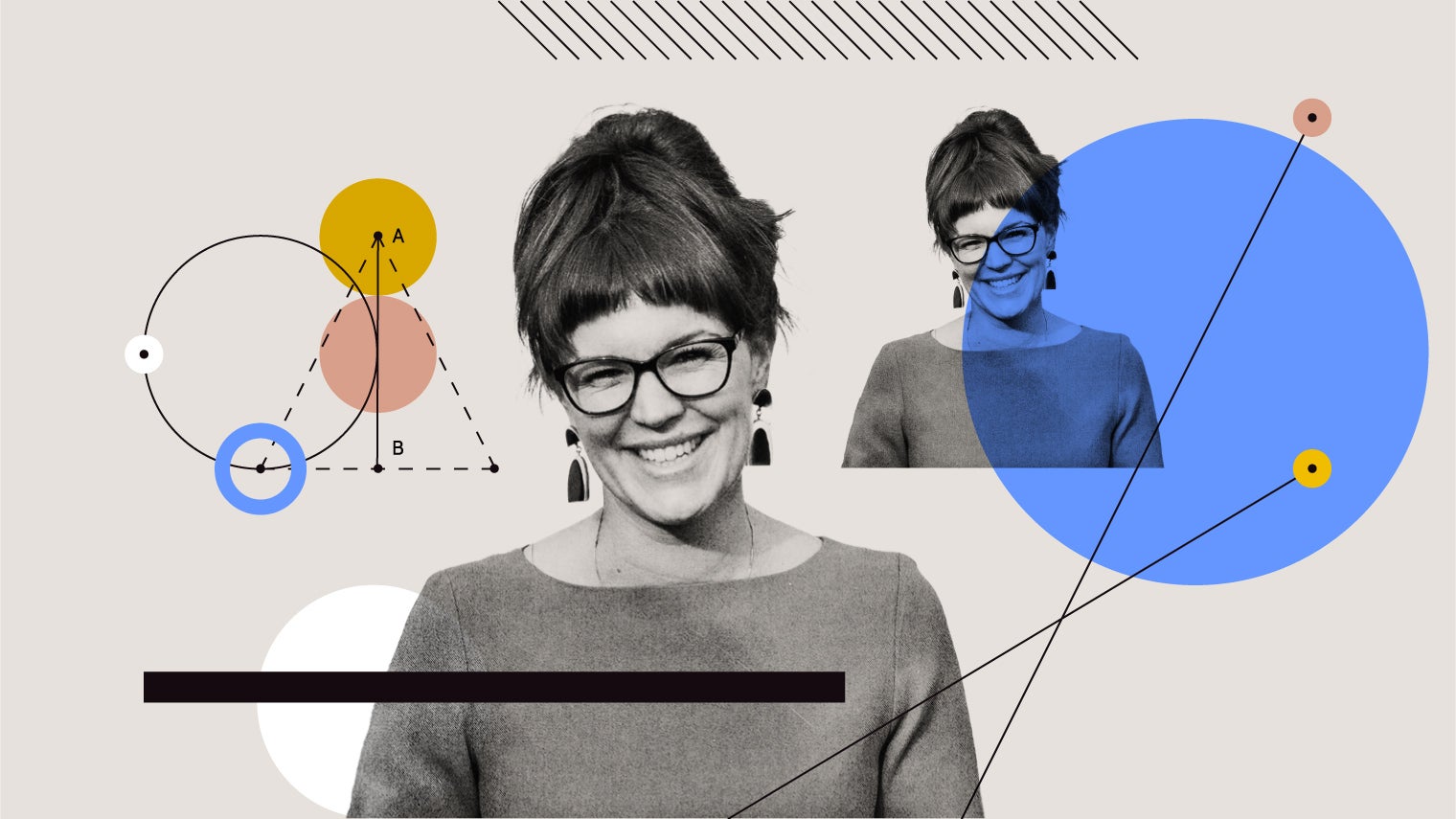 How I became illo with headshot Carolyn Ball
