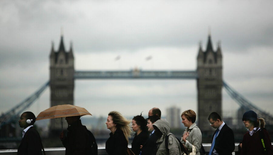 Financial Turmoil Hangs Over London's City Workers