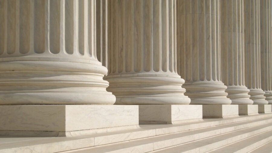 Columns at a government building