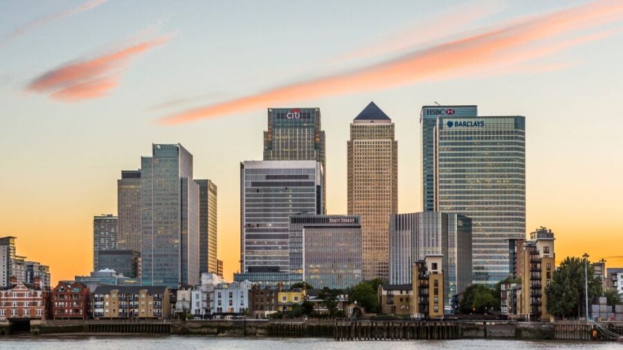 Offices In Canary Wharf London Are Sitting Vacant