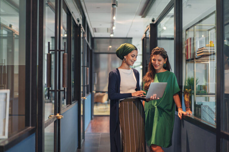 Women At Work Business Women In Discussion