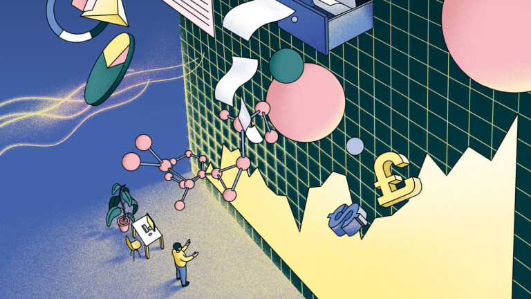 AI for Business report illustration showing a measurement for AI productivity