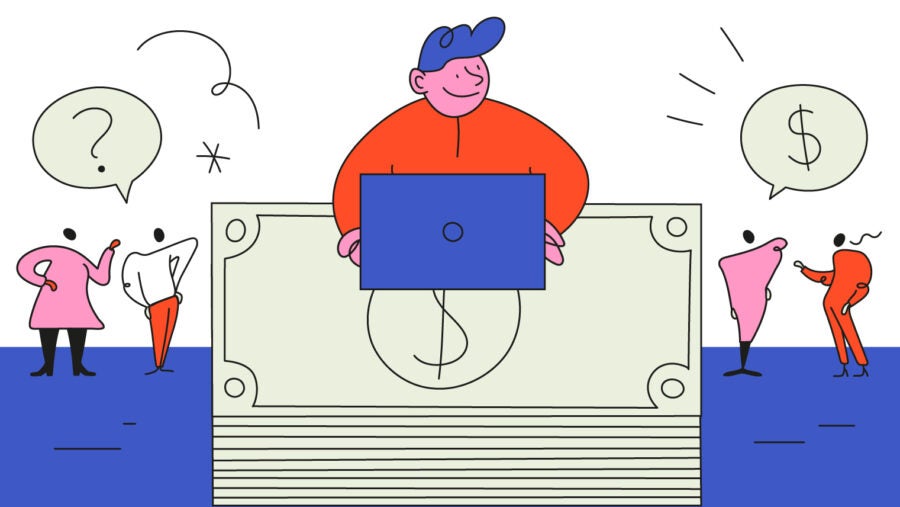 Illustration of CEO pay