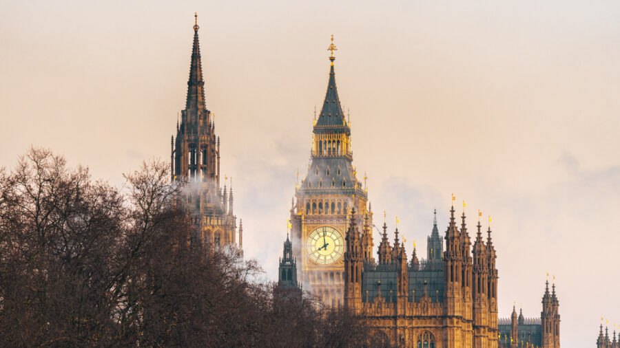 Parliament In Fog Getty